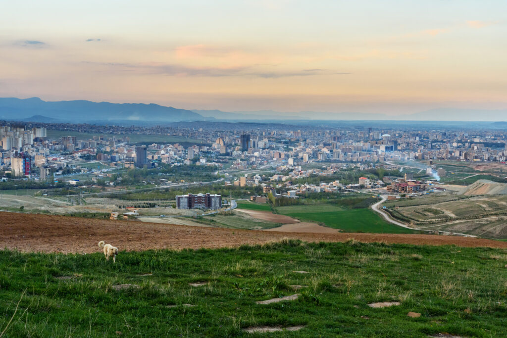 Uraman Takht, Iran - April 17, 2024: Views of the Uraman Takht in Kurdistan Province, Iran.