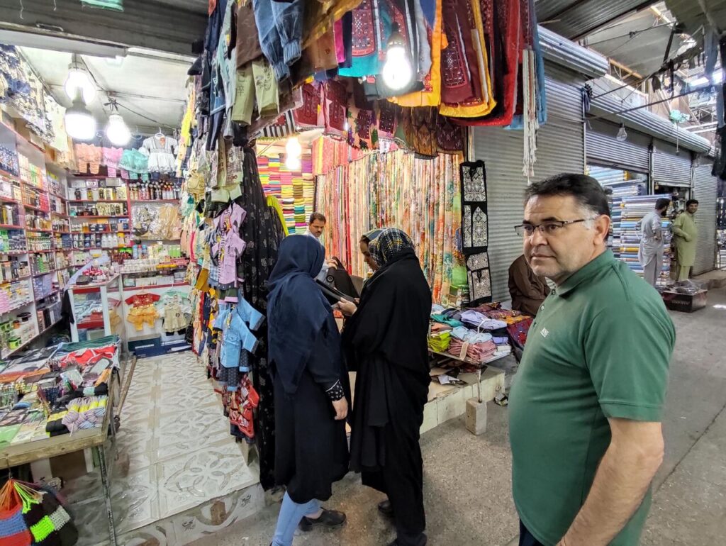 Local market in Chabahar.